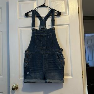 NOBO “shortalls” Denim short overalls